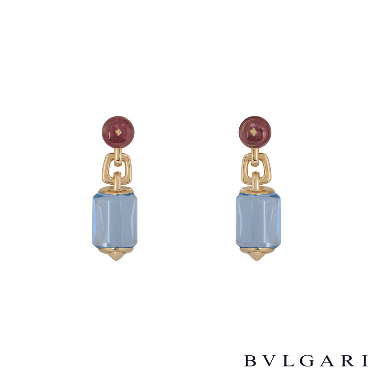 bvlgari aquamarine earrings